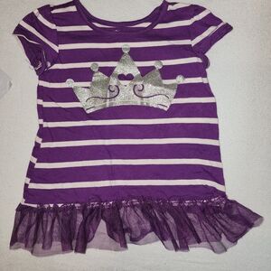 Place Purple and White Striped Tee